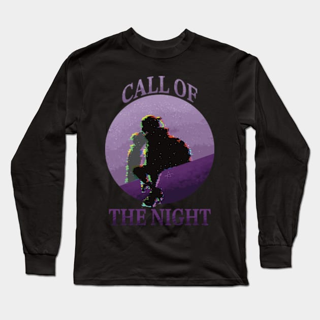 COTN11 Fanart Glitch Nazuna Nanakusa x Kou Yamori Call of the Night Yofukashi no Uta Couple Wallpaper Awesome Vintage Sunset Silhouette Vampire Anime Girls Characters Season 2 Animangapoi August 2023 Long Sleeve T-Shirt by Animangapoi